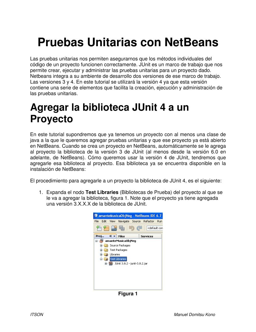 Imágen de pdf Pruebas Unitarias con Netbeans